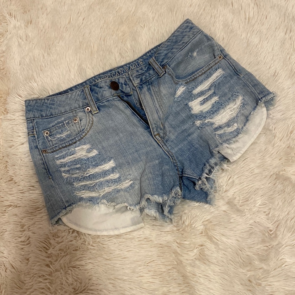 American Eagle distressed shorts